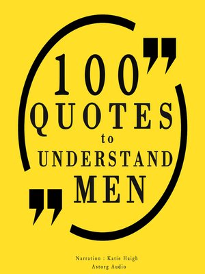 cover image of 100 quotes to understand men